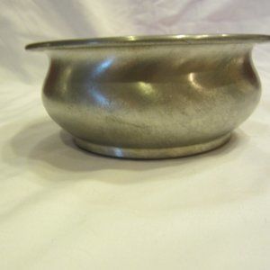 VTG 70'S PREISNER PEWTER BOWL #2362, ROUND FOOTED BOWL
